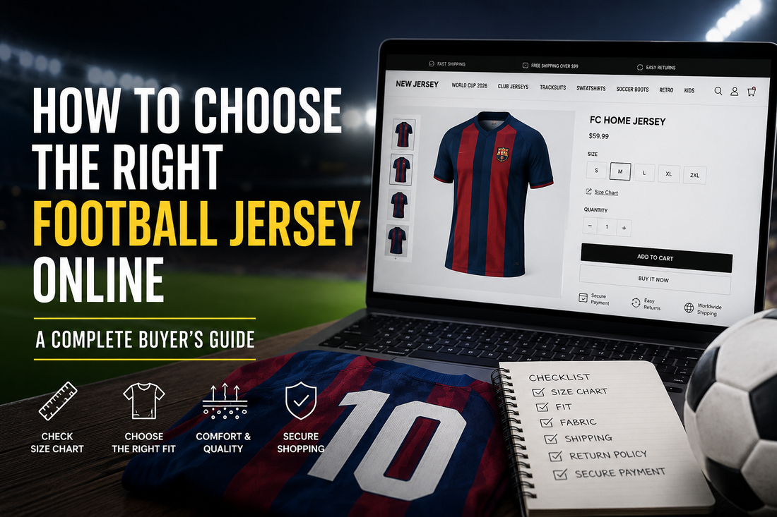 How to Choose the Right Football Jersey Online: A Complete Buyer’s Guide